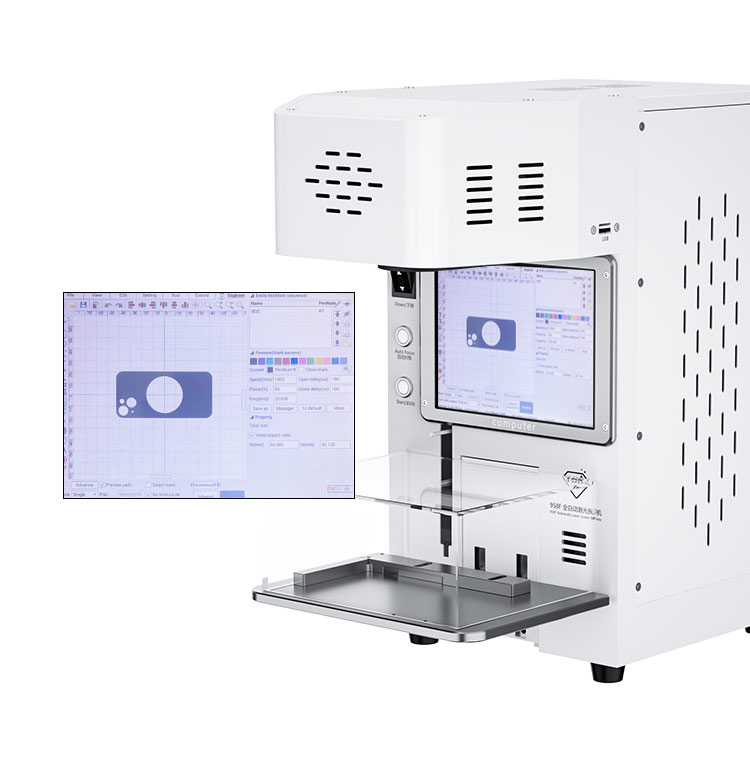 Laser Marking Machine - TBK 958F Mini Machine Laser 20W
