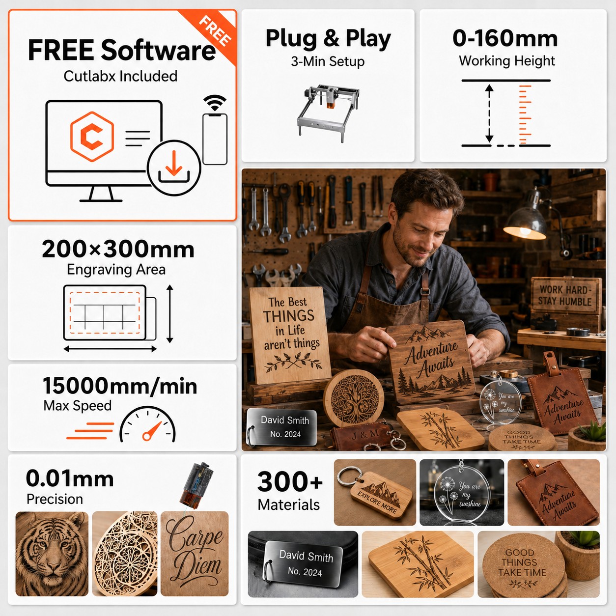 Machine de Gravure Laser K15PR - Industrial Laser Engraver avis et prix