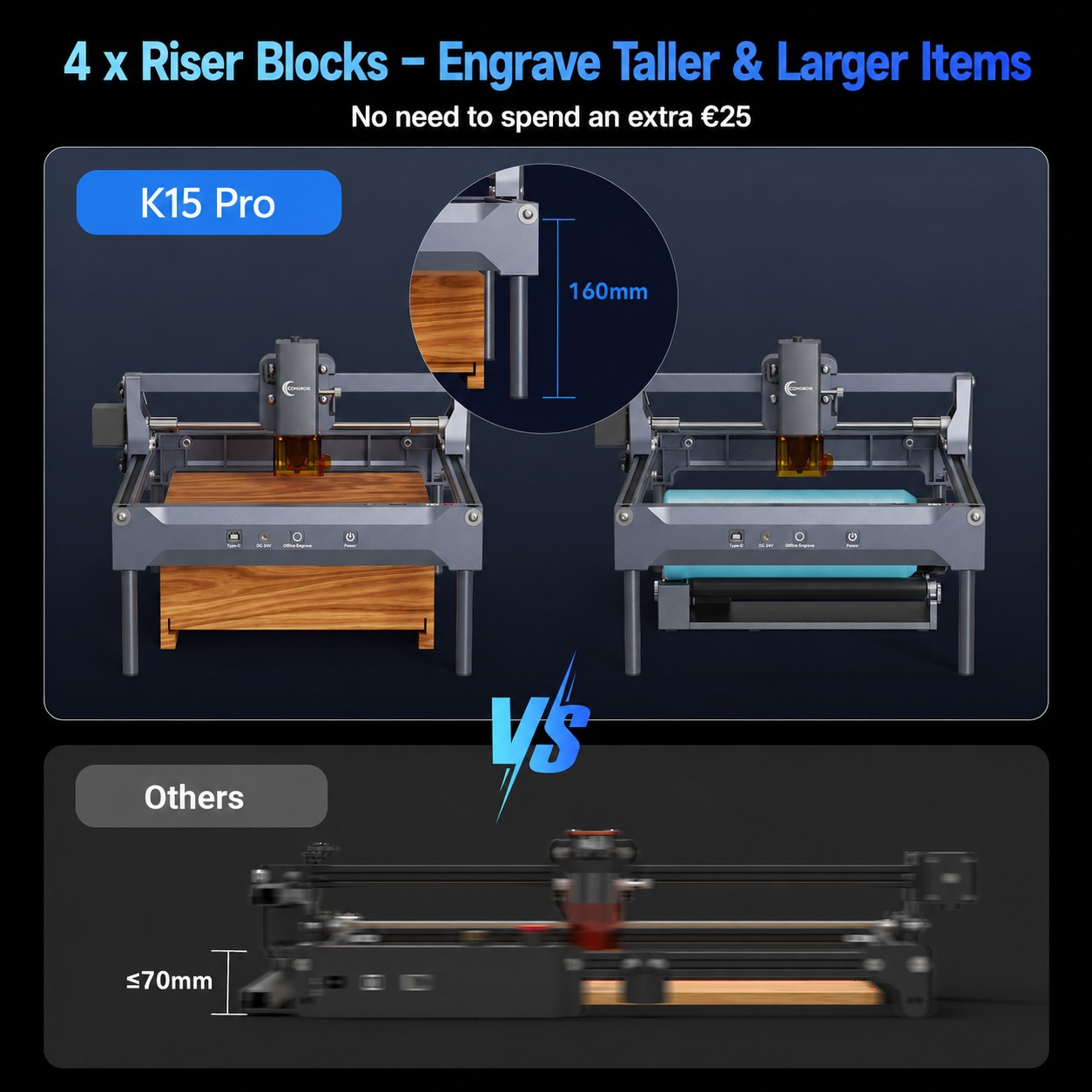 Machine de Gravure Laser K15PR - Industrial Laser Engraver avis et prix